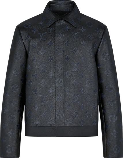 black louis vuitton leather jacket|louis vuitton leather jacket price.